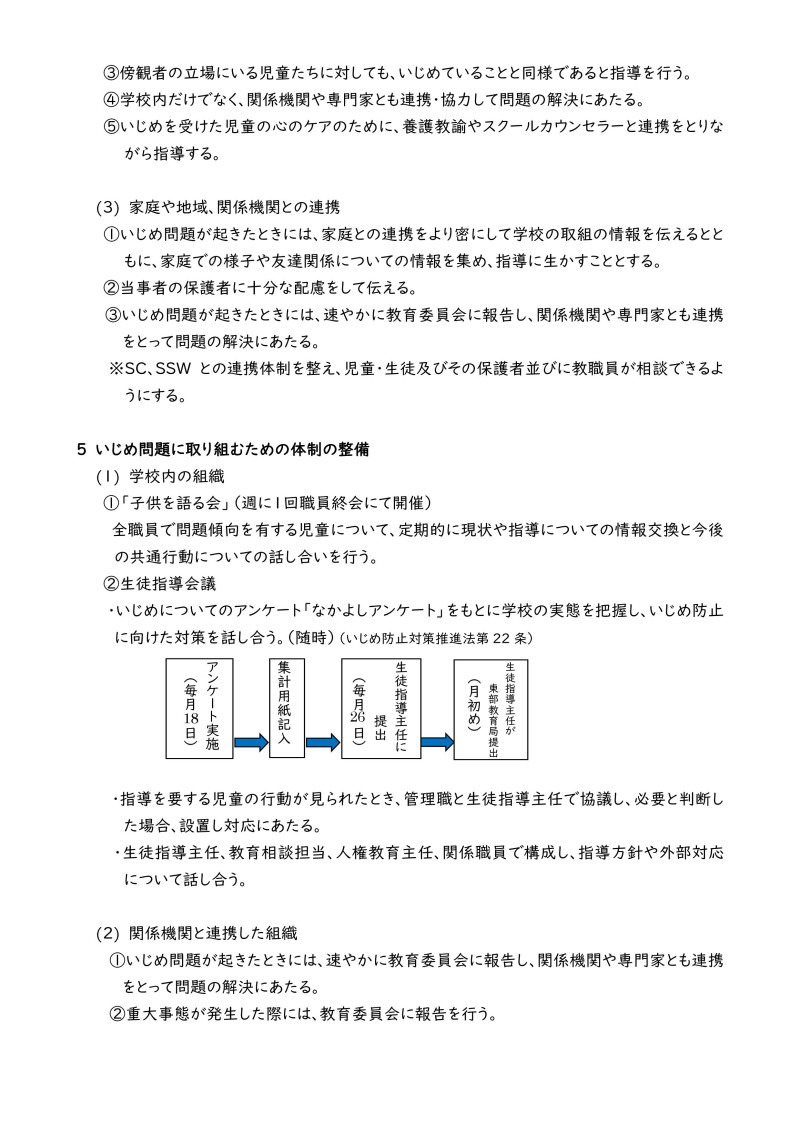 Microsoft Word - R6 いじめ防止基本方針-04