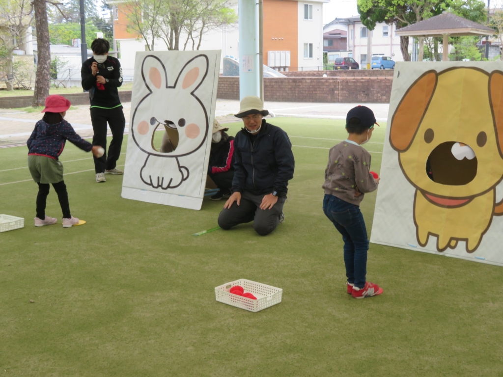 レクリエーション「動物リレー」