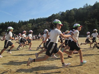 さいごまで一生懸命走りました