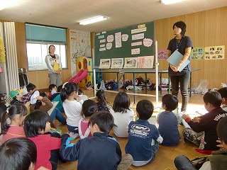 最後は、児童館の方にインタビューもしました。