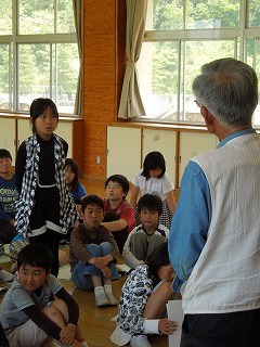 最後に、分かったことや感想を伝えました