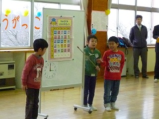 時間割りを教えたよ