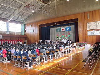 入学式の様子