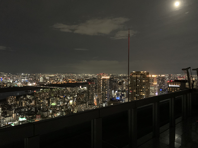 スカイビル夜景