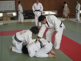固め技の指導 固め技の指導