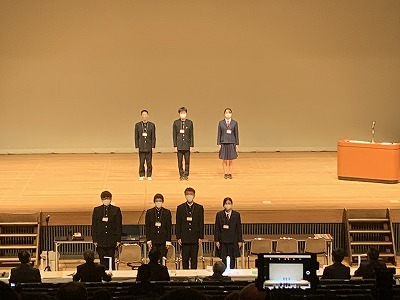 発表前　礼