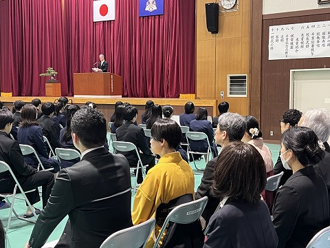校長式辞