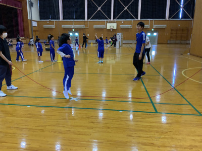 長縄とび