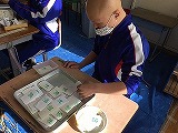 写真スタンプ押し