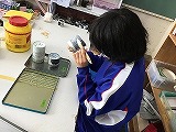 写真ボンドのぬり重ね