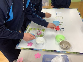 卒業記念制作中