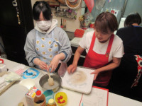 地産地消調理実習 (2)