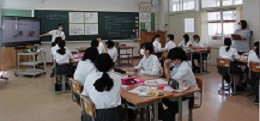家庭科１年教育実習