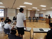 人権弁論の発表会2年生
