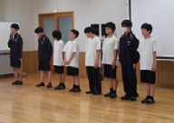バレー男子壮行会