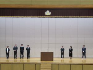 離任式