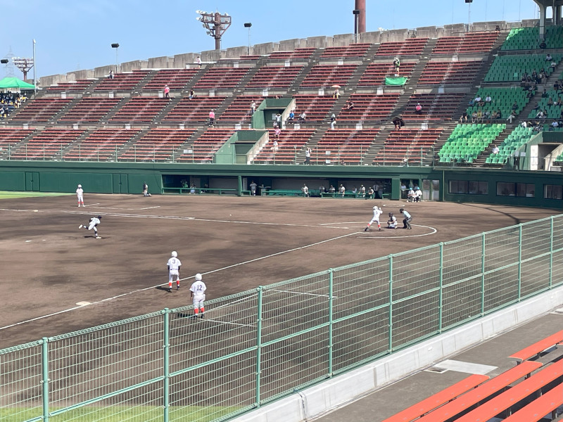 2025野球対米子北5石田勝ち越し
