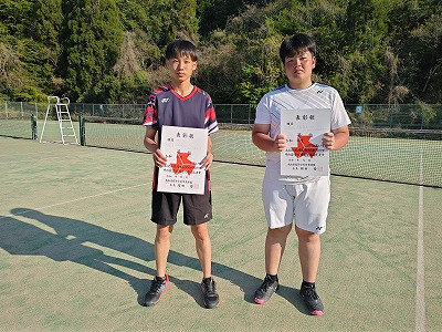 男子個人4位（大森龍昇・中原愛翔ペア（倉吉総合産業））