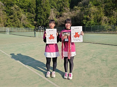 女子個人2位(大羽七海・西田優奈ペア(倉吉総合産業))