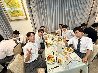 研修旅行1日目_夕食