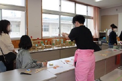 PTA模擬店の様子