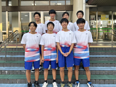 男子県新人戦準優勝