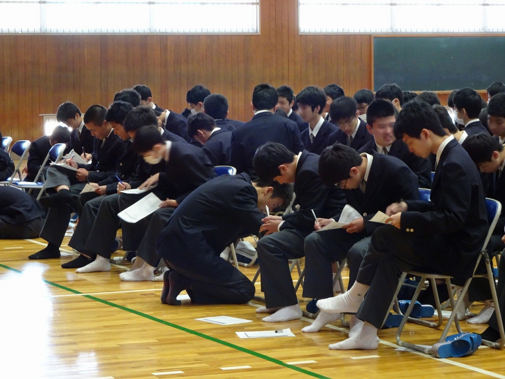 ワークシートへ記入