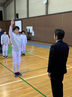 福田選手宣誓