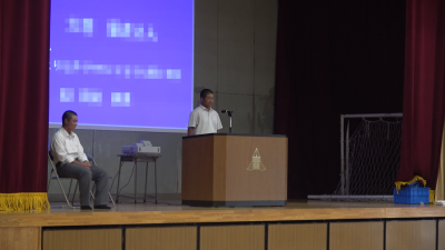 ④生徒会長立候補者演説
