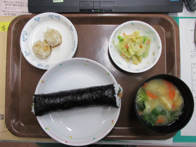 節分の日の夕食