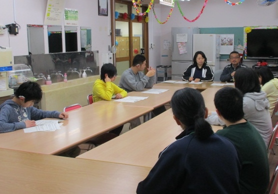 舎生心得学習会の様子１