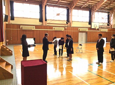 表彰の様子