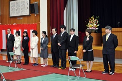着任式の様子