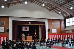 入学式のようす