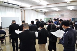 歌唱指導の様子