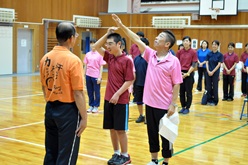 選手宣誓のようす