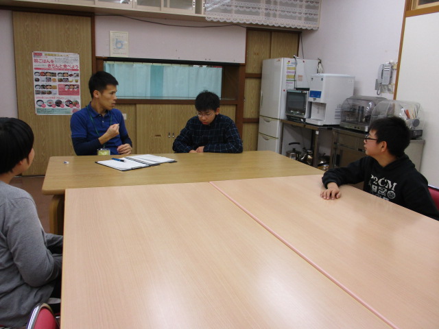 レク係話し合いの様子