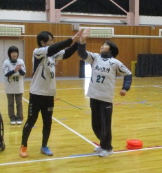 ハイタッチ！