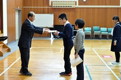 表彰式の様子です
