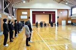 終業式の様子です