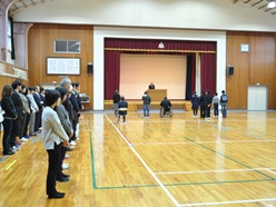 始業式の様子