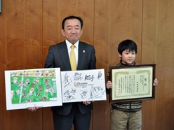 支店長さんと記念撮影です