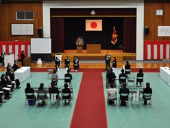 卒業式の全景です