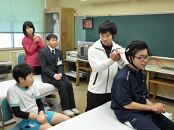 音にこだわった叩打法の講習をしています