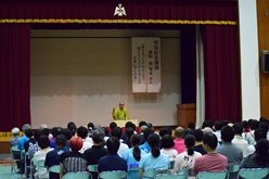 桂福点さんの講演会のようす