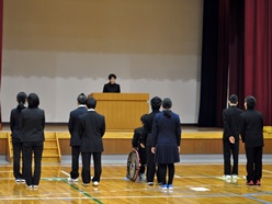 終業式の様子です