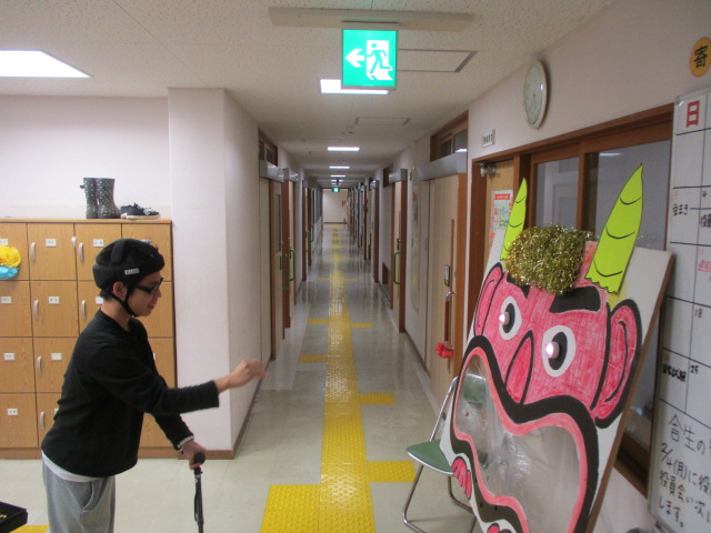 豆まきの様子③