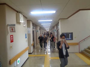 避難の様子