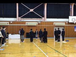 終業式の様子です