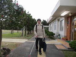 盲生登校の様子４